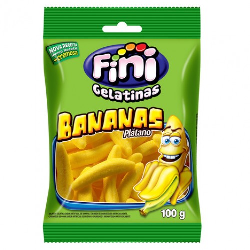 Gelatinas Bananas - Fini 100g